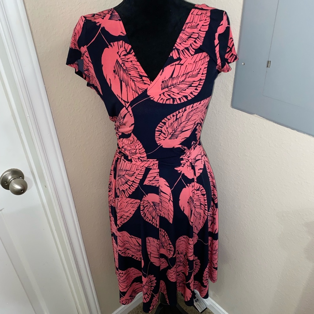 Leaf Pattern Dress